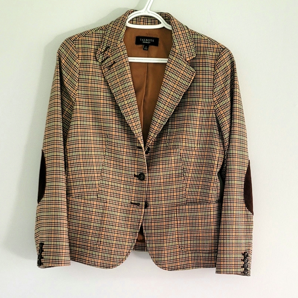 Vintage Talbots Tweed Blazer Size 6